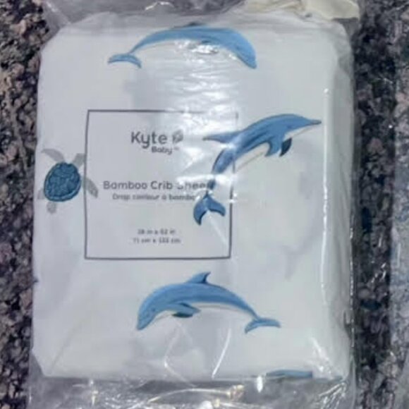 Kyte BABY Other - Kyte Baby Dolphin Crib Sheet
